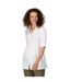 Regatta Womens/Ladies Nemora Textured Cotton Blouse (White) - UTRG8752