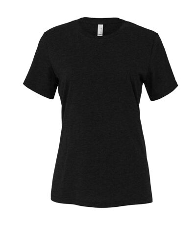 Bella + Canvas Womens/Ladies Heather Relaxed Fit T-Shirt (Black Heather) - UTPC4950