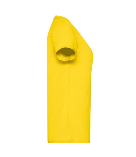 T-shirt Valueweight Femme Jaune Fruit Of The Loom