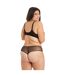 Soutien-gorge à armatures grand maintien noir Splash