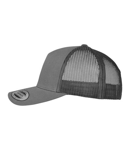 Casquette Trucker Motif/style Rétro Adulte Charbon Flexfit
