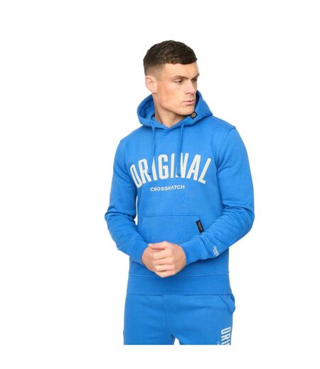Mens Kensby Hoodie Royal Blue Crosshatch