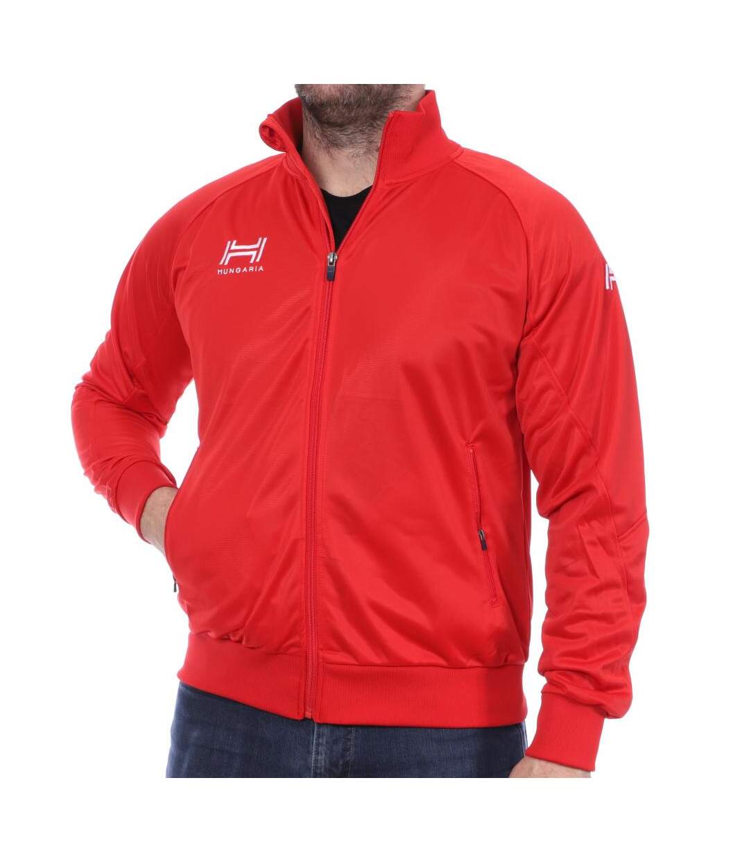 Veste rouge homme Hungaria Training Premium 15 - L-1