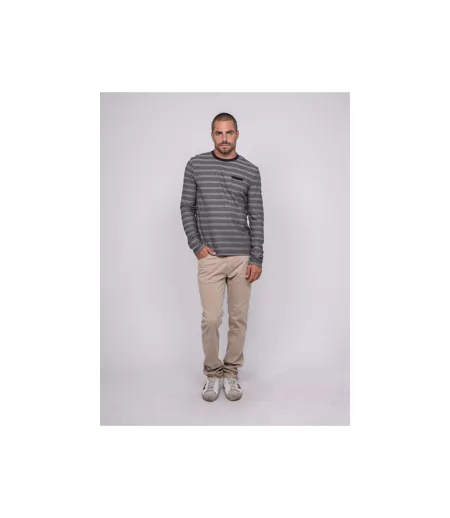 T-shirt manches longues rayé JUNANINE