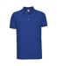 Polo À Manches Courtes En Stretch Pour Hommes Bleu Roi Russell-1