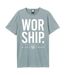 Unisex adult worship sleep token t-shirt strange blue Amplified