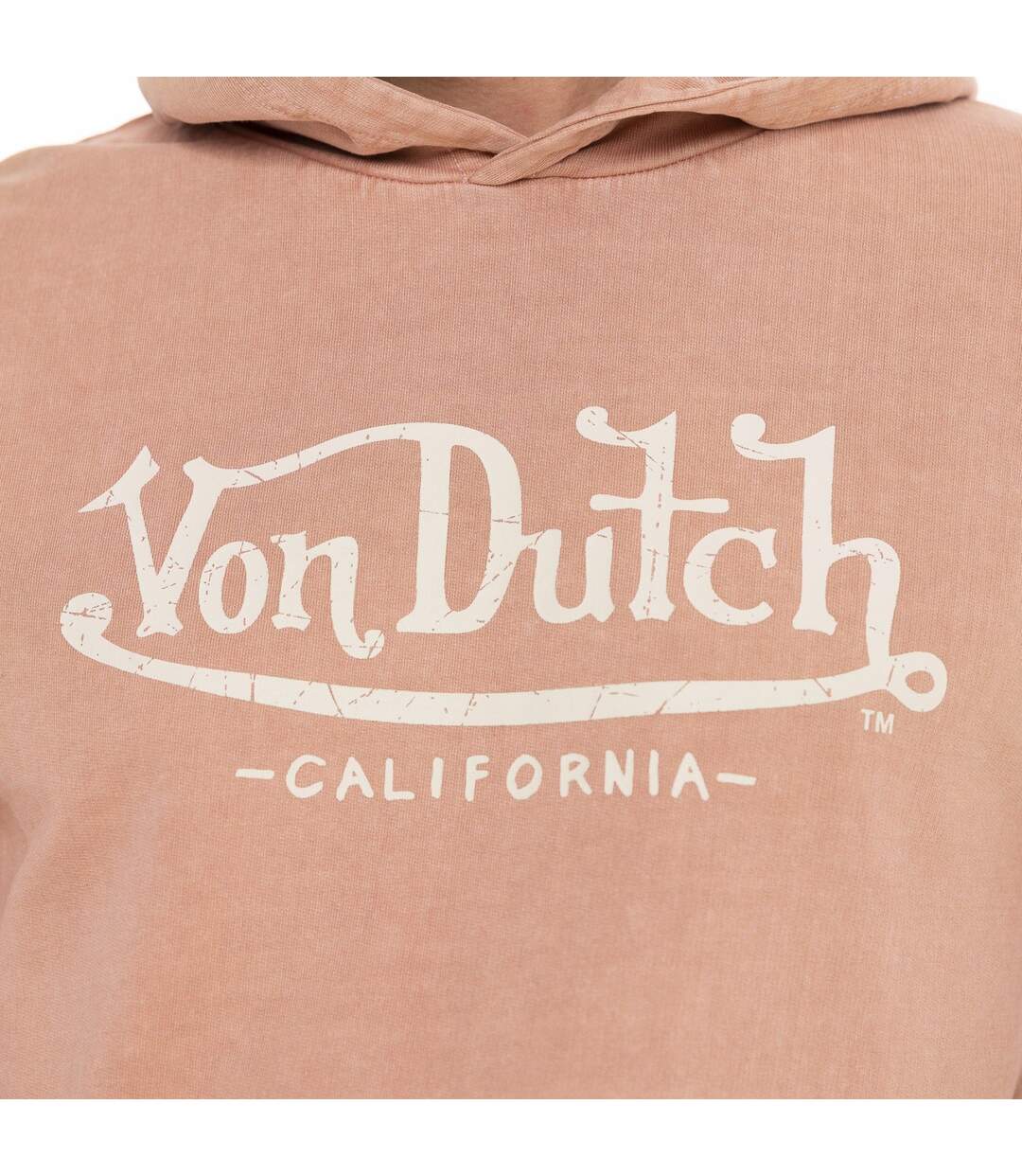 Sweat à capuche homme terry en acid wash Youth Vondutch-2