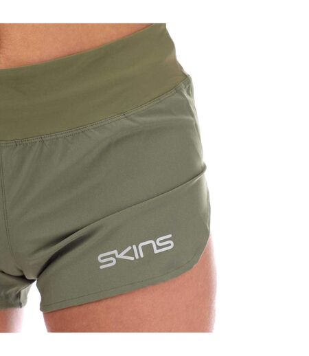 Short Series-3 Femme Vert Kaki Skins