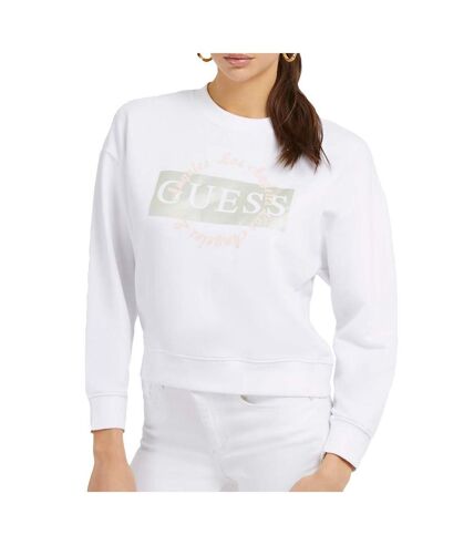 Sweat Blanc Femme Guess Deviner - L