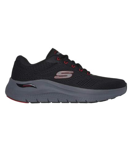 Mens arch fit 2.0 trainers black/red Skechers