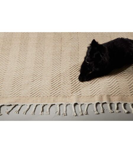 Tapis Déco en Laine Loke 203x300cm Beige