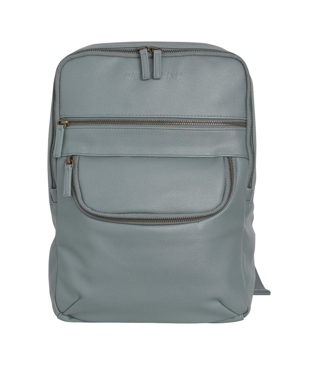 Apperly faux leather backpack one size mineral blue Weird Fish-1