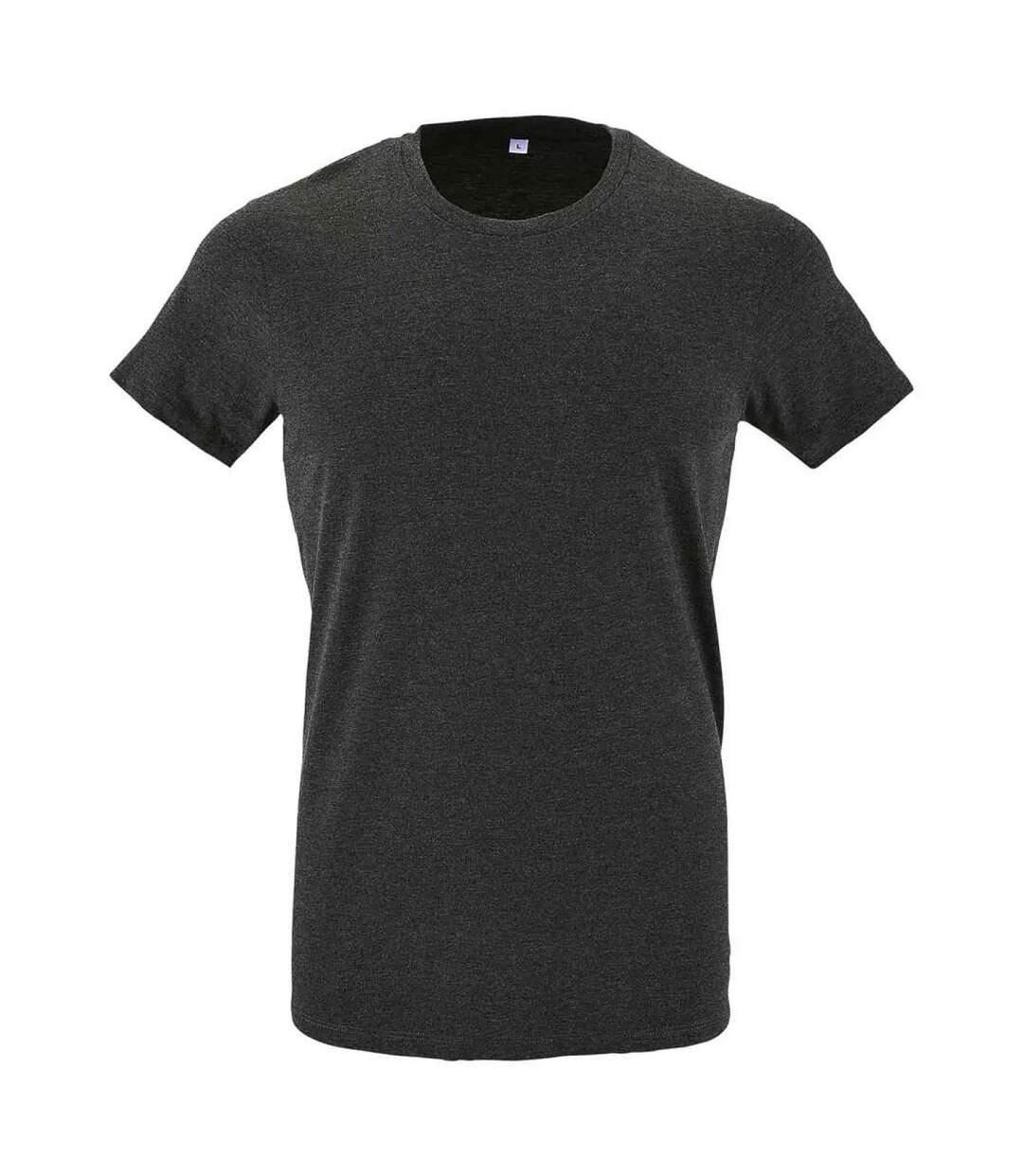 T-shirt Regent Homme Charbon Chiné SOLS-1