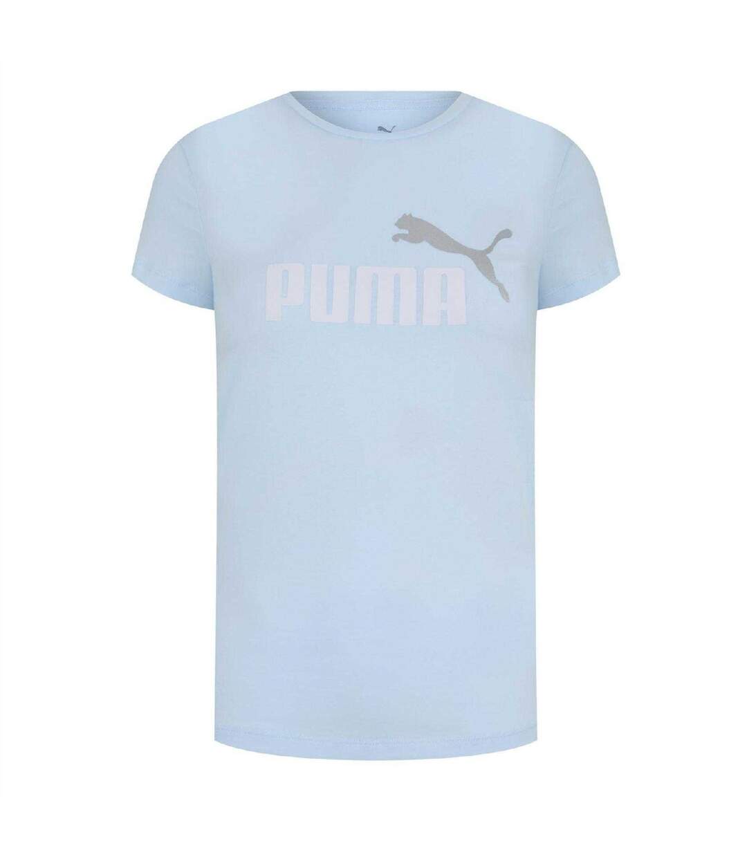 Womens/ladies Regular T-shirt Blue Puma-1