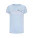 Womens/ladies Regular T-shirt Blue Puma-1
