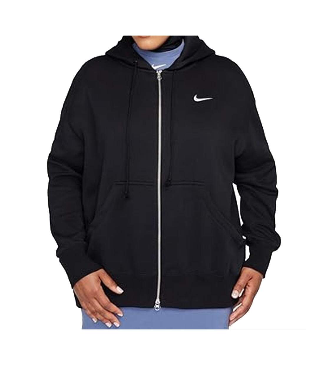 Sweat Zippé Noir Femme Nike Nsw Phnx - M