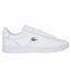 Baskets Carnaby Femme Blanc Jaune Or Lacoste-3