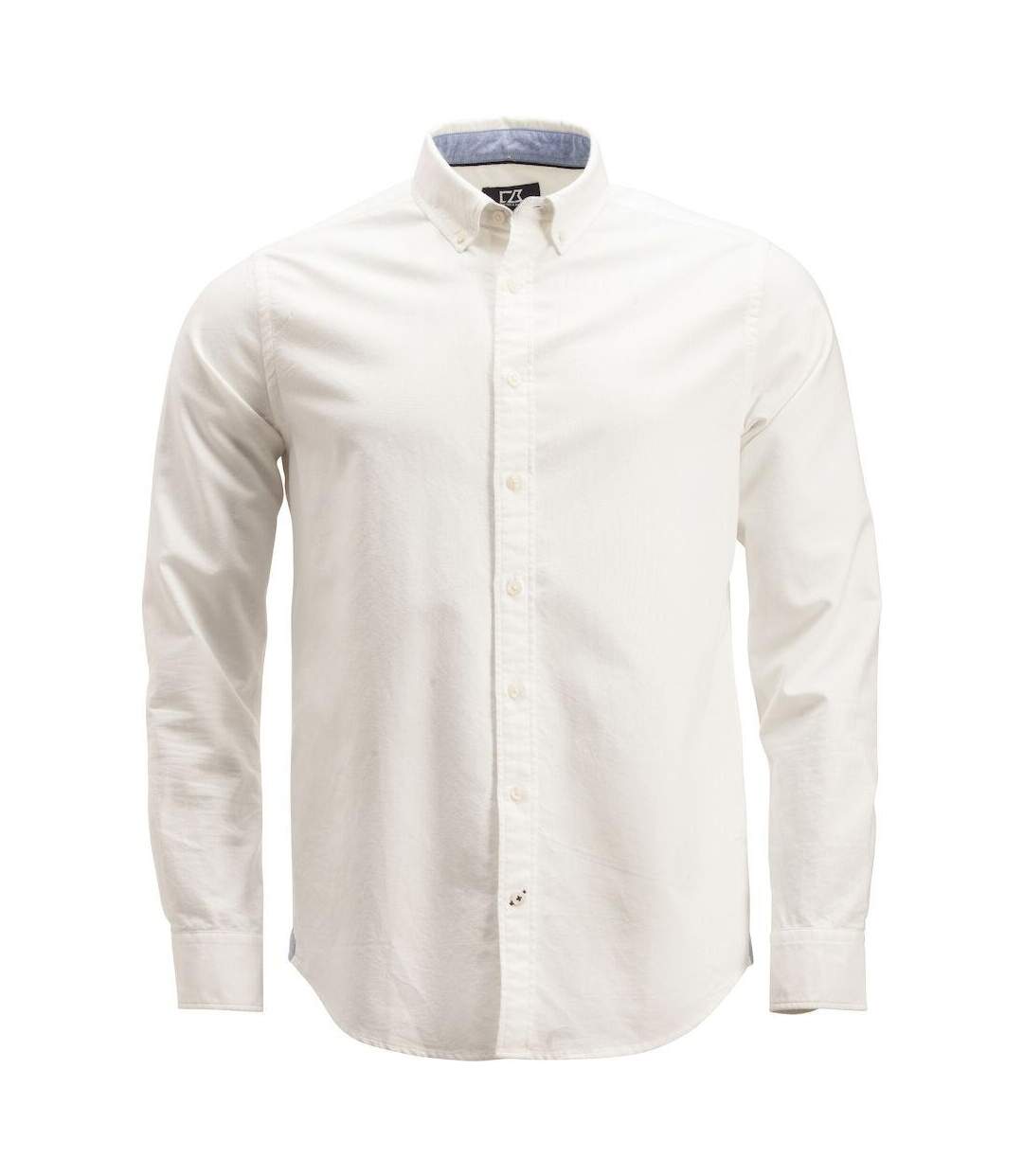 Mens Belfair Oxford Shirt Burgundy White Cutter & Buck-1