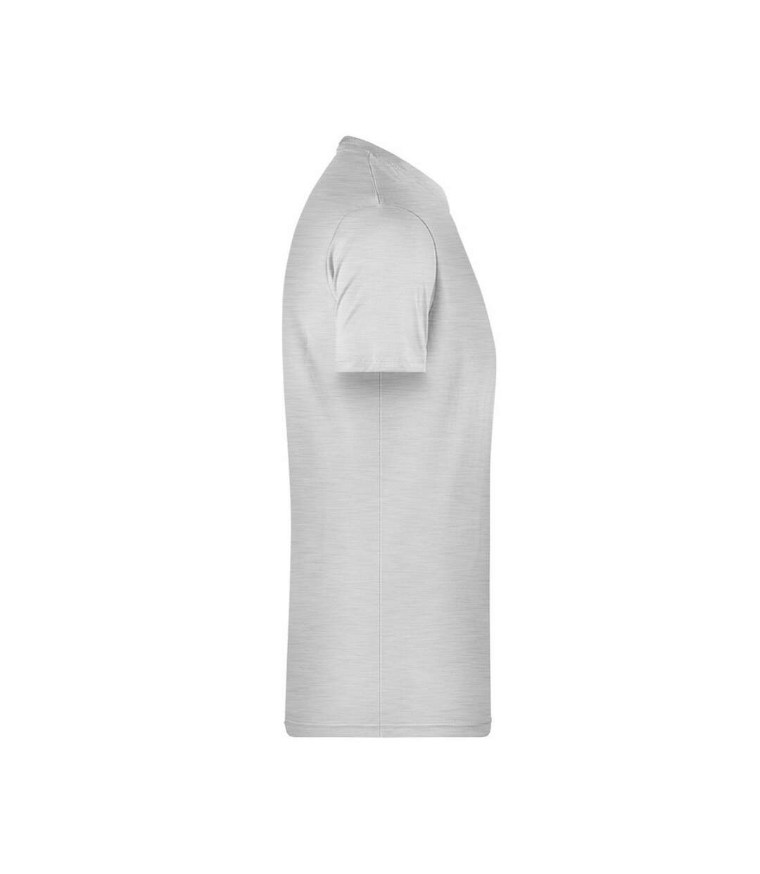 T-shirt Basic Homme Cendre Chiné James And Nicholson-3