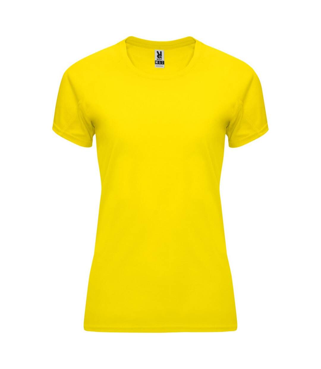 T-shirt bahrain femme jaune Roly-1