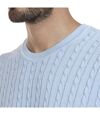 Pull longues col rond coton LEO
