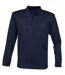 Polo À Manches Longues Hommes Bleu Marine Henbury-2