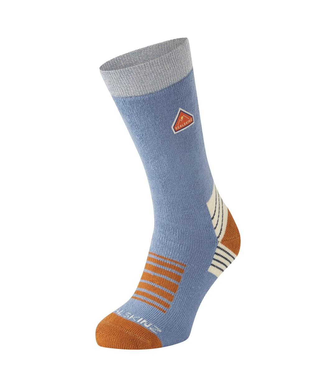 Single Layer Bamboo Mid Length Plain Hiking Socks for Men and Women-1