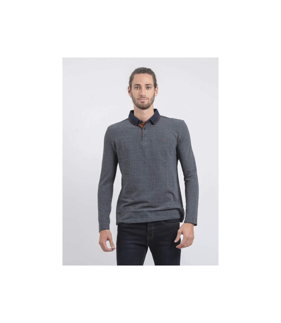 Polo manches longues pur coton PRISTOBAL-1