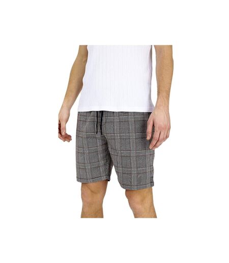 Brave Soul Mens Prince Of Wales Check Shorts ()