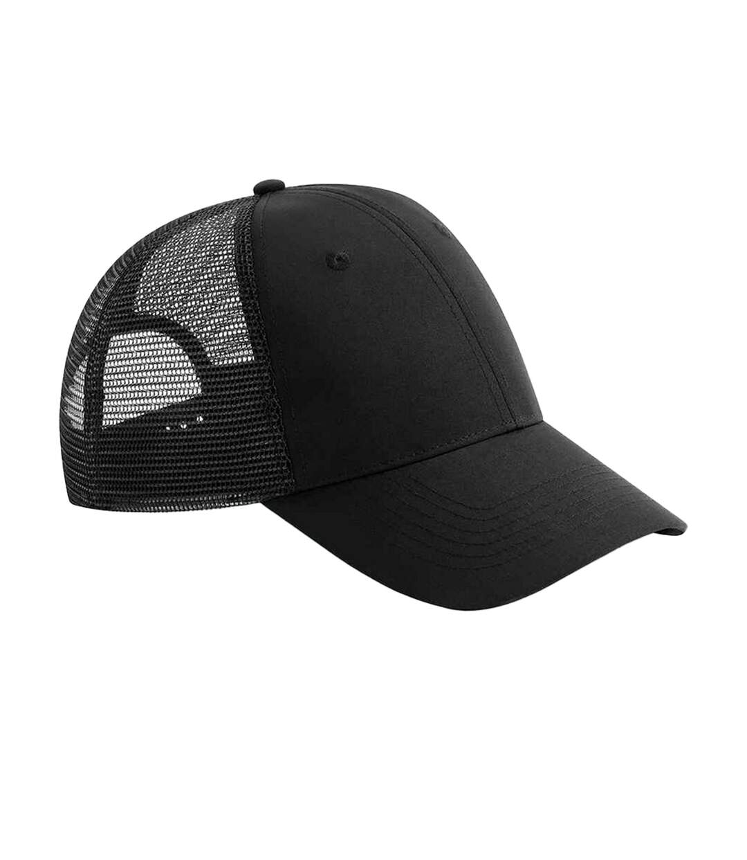 Casquette trucker adulte noir Beechfield-1