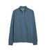Mens Quarter Zip Sweatshirt Chalk Blue Farah-1