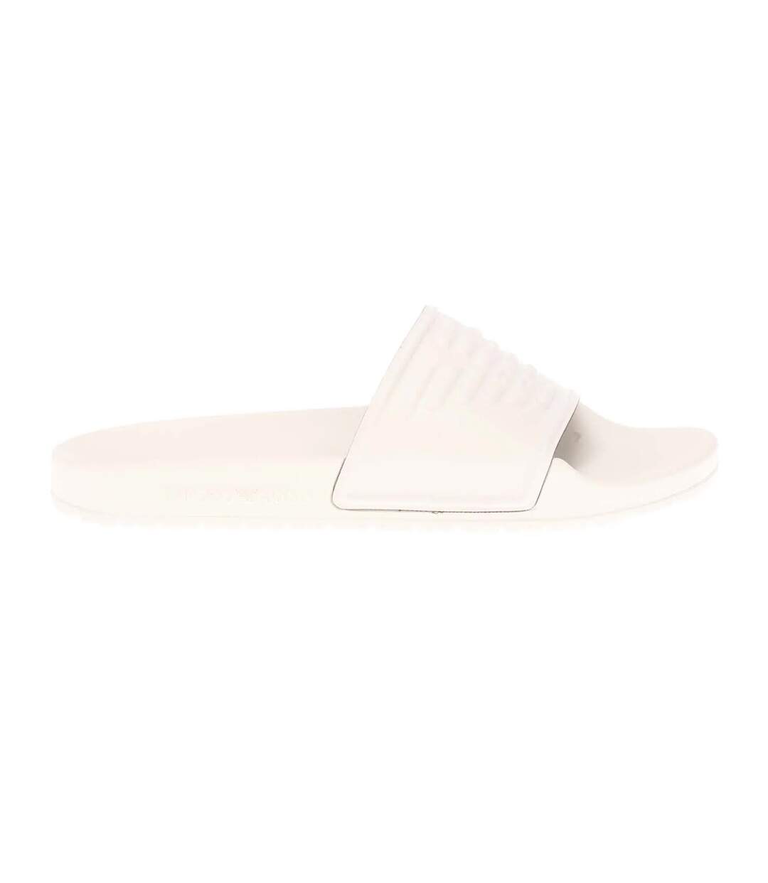 Mens eagle logo sliders white Armani-3