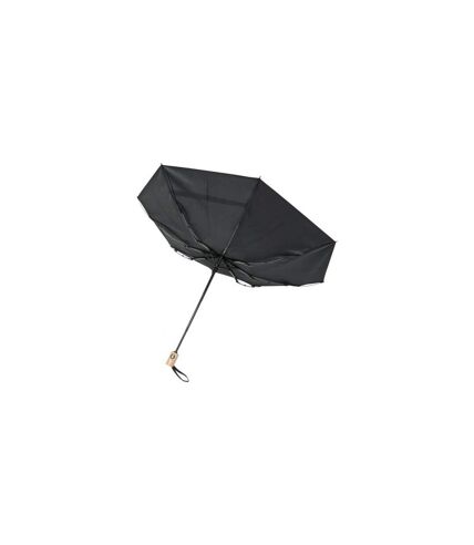 Avenue Bo Foldable Auto Open Umbrella (Solid Black) (One Size)