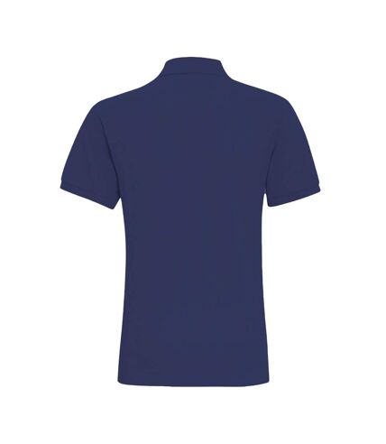 Asquith & Fox Mens Plain Short Sleeve Polo Shirt (Denim)