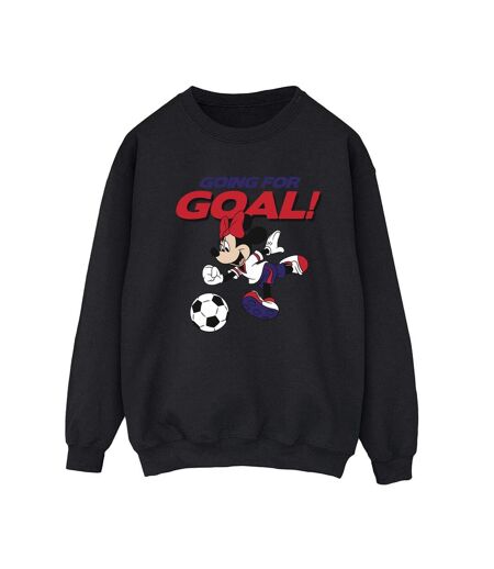 Disney Sweat Womens/Ladies Minnie Mouse Going For Goal (Noir) - UTBI28852