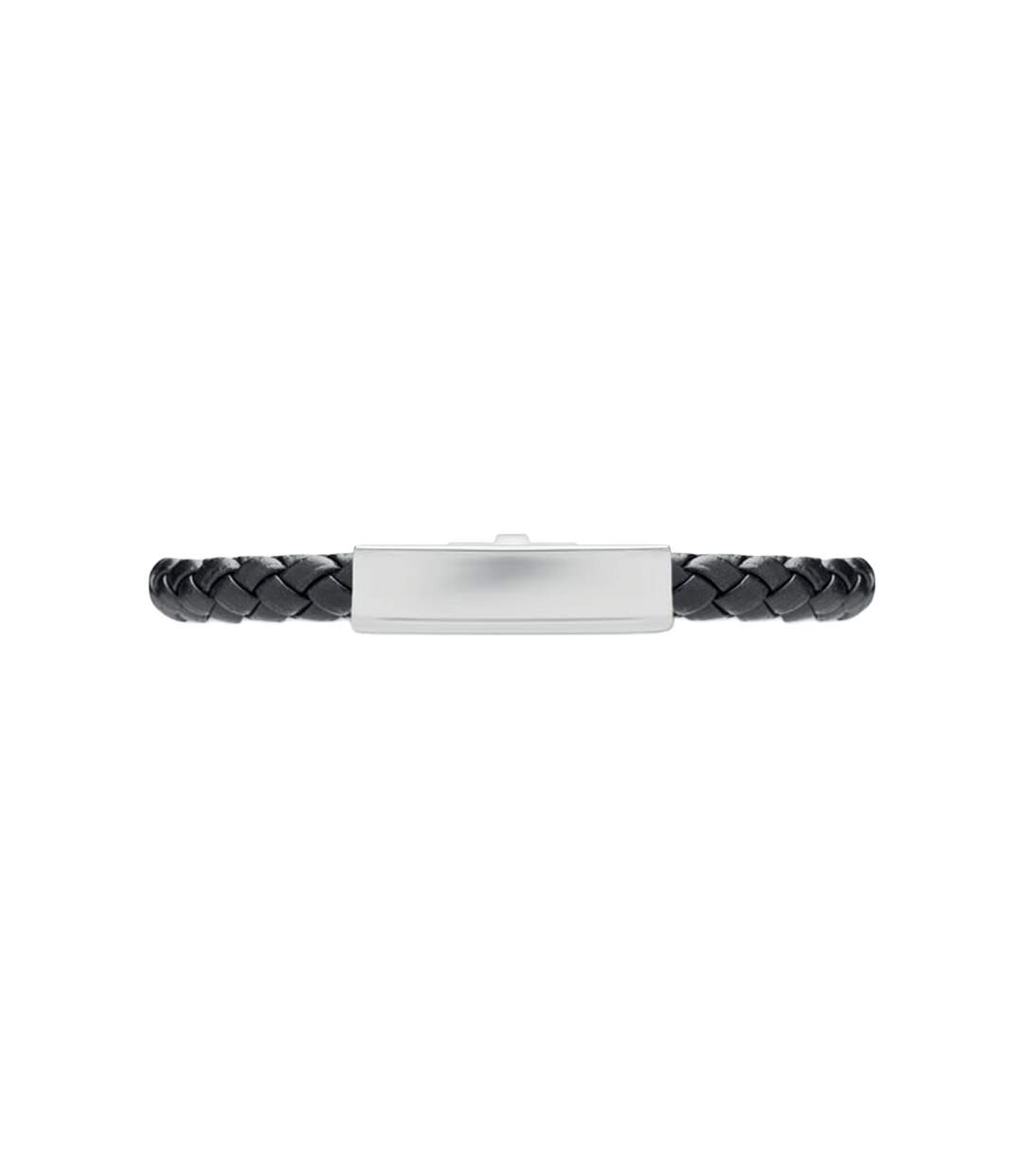 Fauleti Faux Leather Braided Bracelet One Size Black MidOcean-2