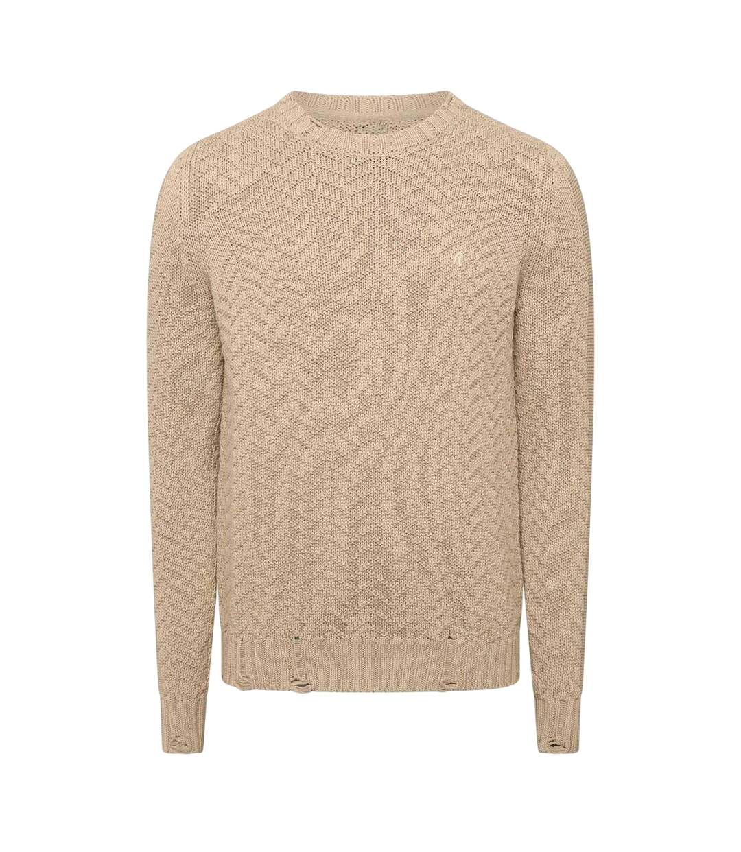 Mens Relaxed Fit Jumper Brown Replay-1