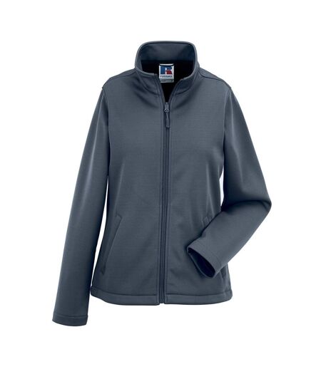 Veste Softshell Smart Femme Gris Foncé Uni Russell