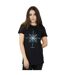 Disney - T-shirt FROZEN ELSA SIGNATURE SNOWFLAKE - Femme (Noir) - UTBI24368-2