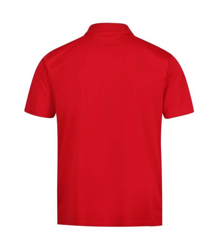Regatta Mens Pro Moisture Wicking Polo Shirt (Classic Red)