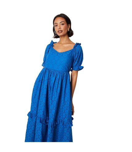 Robe mi-longue femme bleu Dorothy Perkins