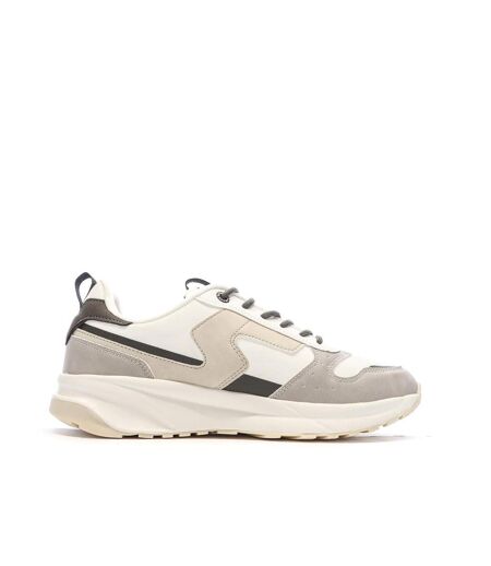 Baskets blanches/grises homme schott maki