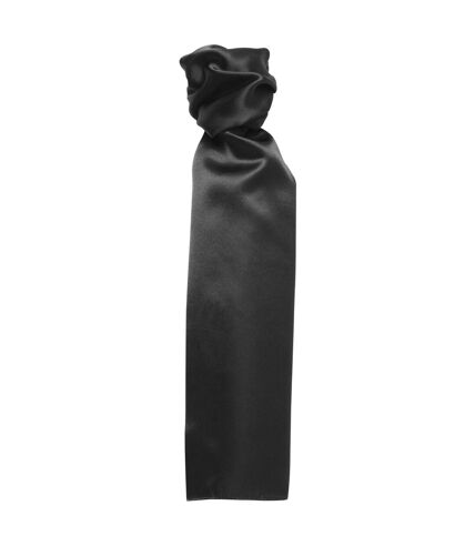 Premier Scarf - Ladies/Womens Plain Business Scarf (Black) (One Size) - UTRW1147