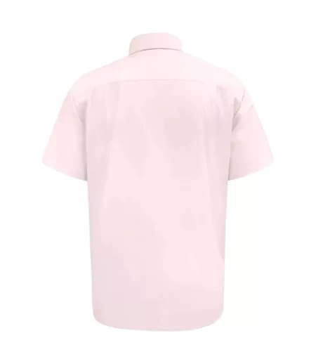 Chemise Manches Courtes Lucas Homme Rose Duke