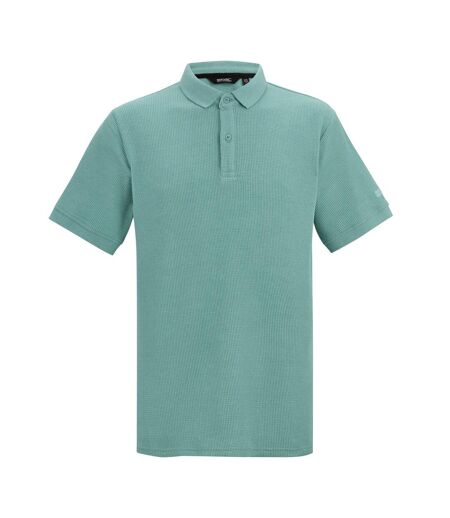 Polo Uni Manches Courtes Adino Homme Turquoise Regatta