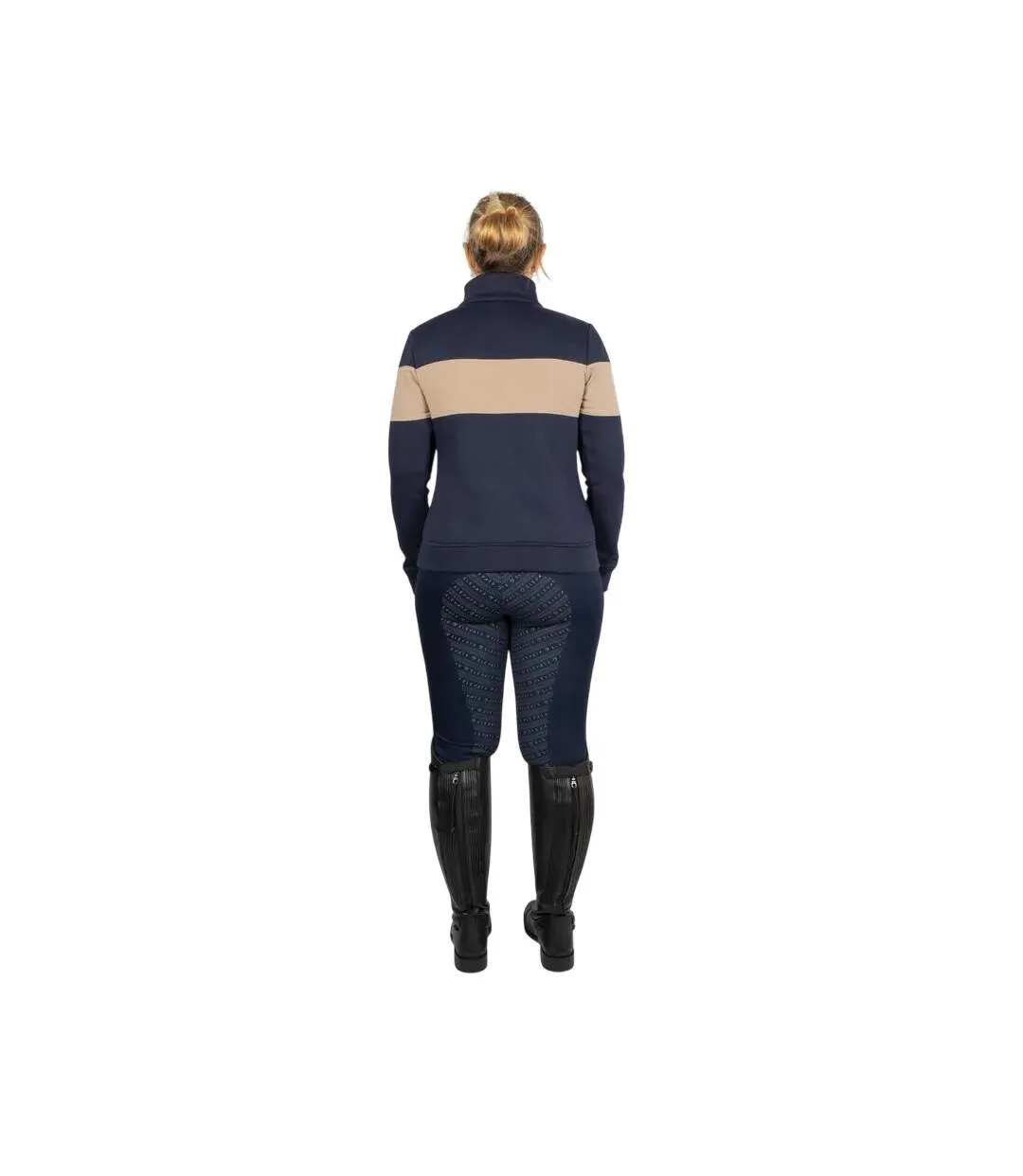 Womens/ladies Elevate Style Sweatshirt Navy Fossil Hy-3