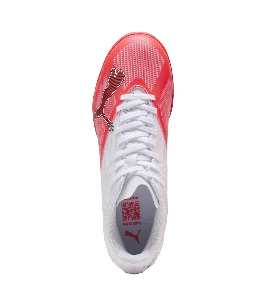 Mens Ultra 7.4 Astro Turf Trainers White Red Puma-4