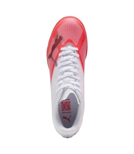 Mens Ultra 7.4 Astro Turf Trainers White Red Puma