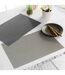 Set de Table Hypnoz 30x45cm Taupe & Blanc-1