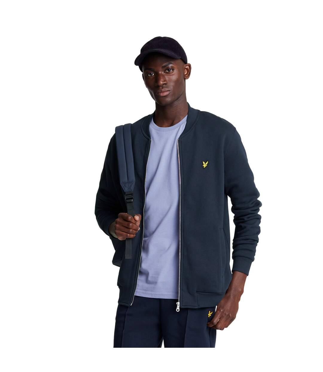 Blouson d'aviateur homme bleu marine foncé Lyle & Scott Lyle & Scott